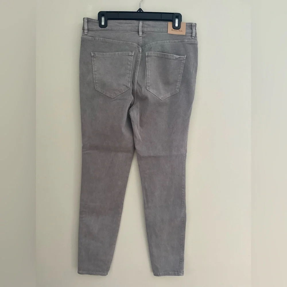 Massimo Dutti Women's skinny  Fit High-Waist Jeans US 10 EUC  Grey - Picture 5 of 5
